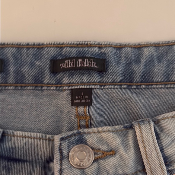 Denim Light Blue Women's Shorts - Picture 2 of 5